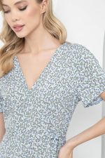 Платье "Римские каникулы" (голубое) П5605 LT Collection