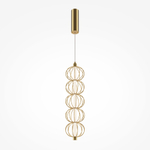 Подвесной светодиодный светильник Maytoni Golden Cage MOD216PL-L10G3K