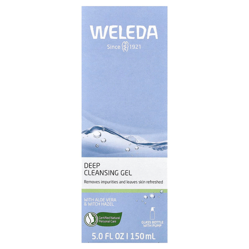 Weleda, гель для глубокого очищения с алоэ вера и гамамелисом, 150 мл (5 жидк. унций)