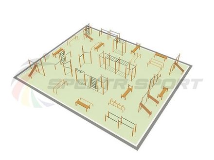 Парковая площадка для Воркаут и GTO 6_76mm 89 мм