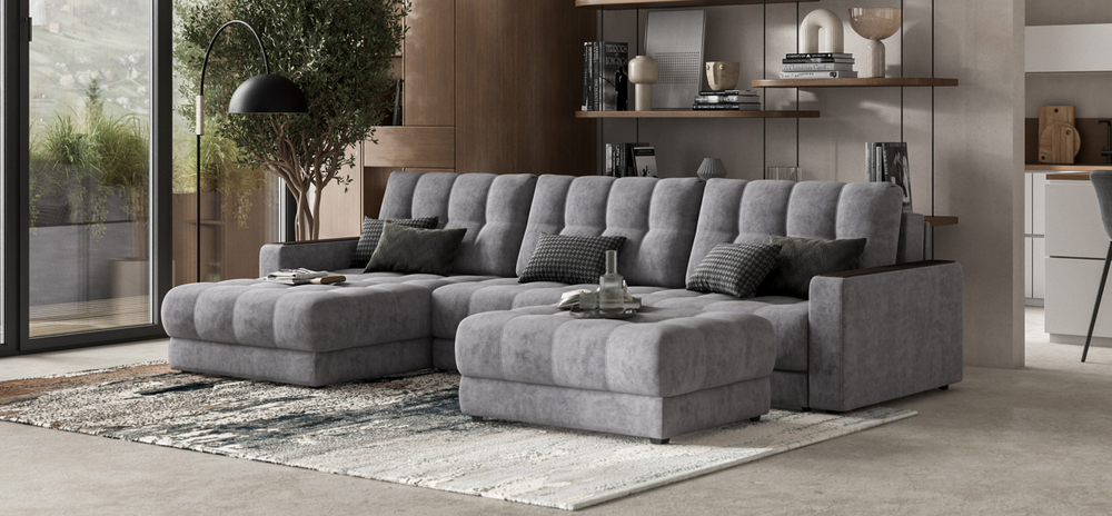 Босс пуф Велюр Роял агат