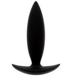Чёрная мини-пробка для анальной стимуляции BOOTYFUL ANAL PLUG XTRA SMALL BLACK - 9 см. (Цвет: черный)