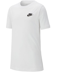 Футболка для мальчика теннисная Nike NSW Tee Embedded Futura B - белый