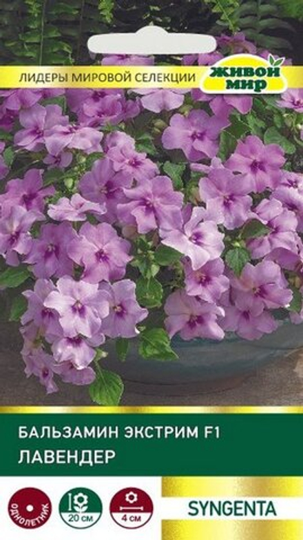 Бaльзaмин "ЖМ. Экcтpим F1 Лaвeндep" 10шт, Нидерланды.