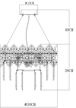 Подвесная люстра Arte Lamp WEZEN A1006SP-8CC