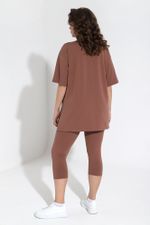 Костюм Стильная леди Виотекс КОРИЧНЕВЫЙ