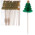Шпажки для канапе 15 см «Ёлочка» 20 шт