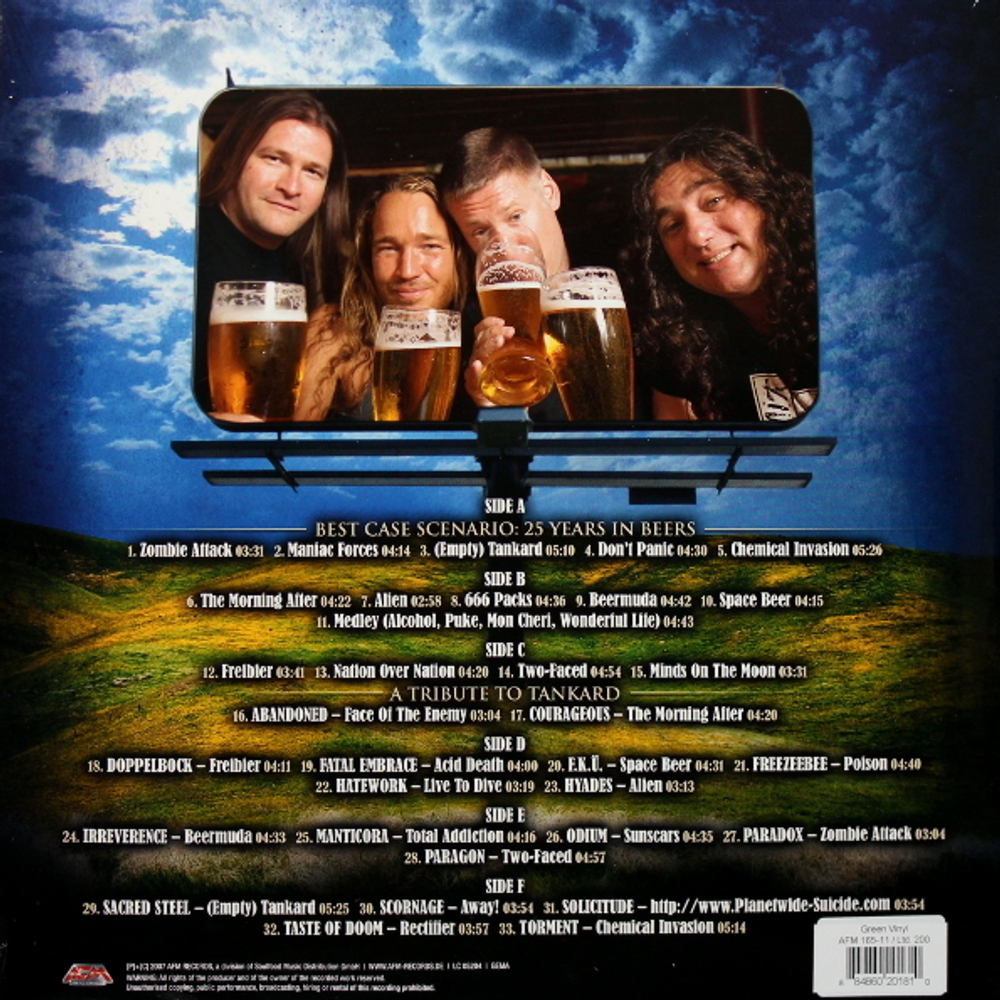 Tankard / Best Case Scenario - 25 Years In Beers (Coloured Vinyl)(3LP)