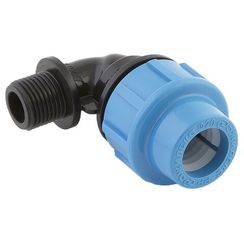 Отвод Джилекс ПНД с наружной резьбой 20х1/2 (30 шт. в уп.)