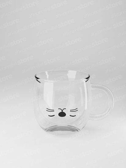 Чашка стеклянная подарочная 250 мл. Kamille KM 9017 с двойными стенками