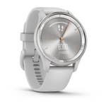 Часы Garmin Vivomove Trend, Mist Gray, Silicone, WW серебристый безель, серый ремешок, 010-02665-03
