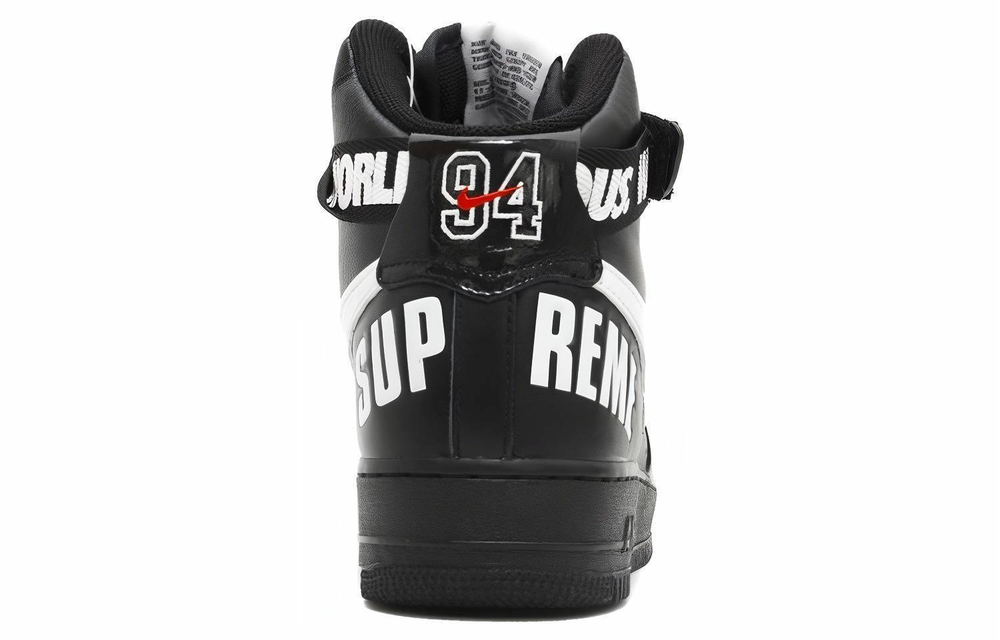 Кроссовки Supreme X Nike Air Force 1 World Famous Black