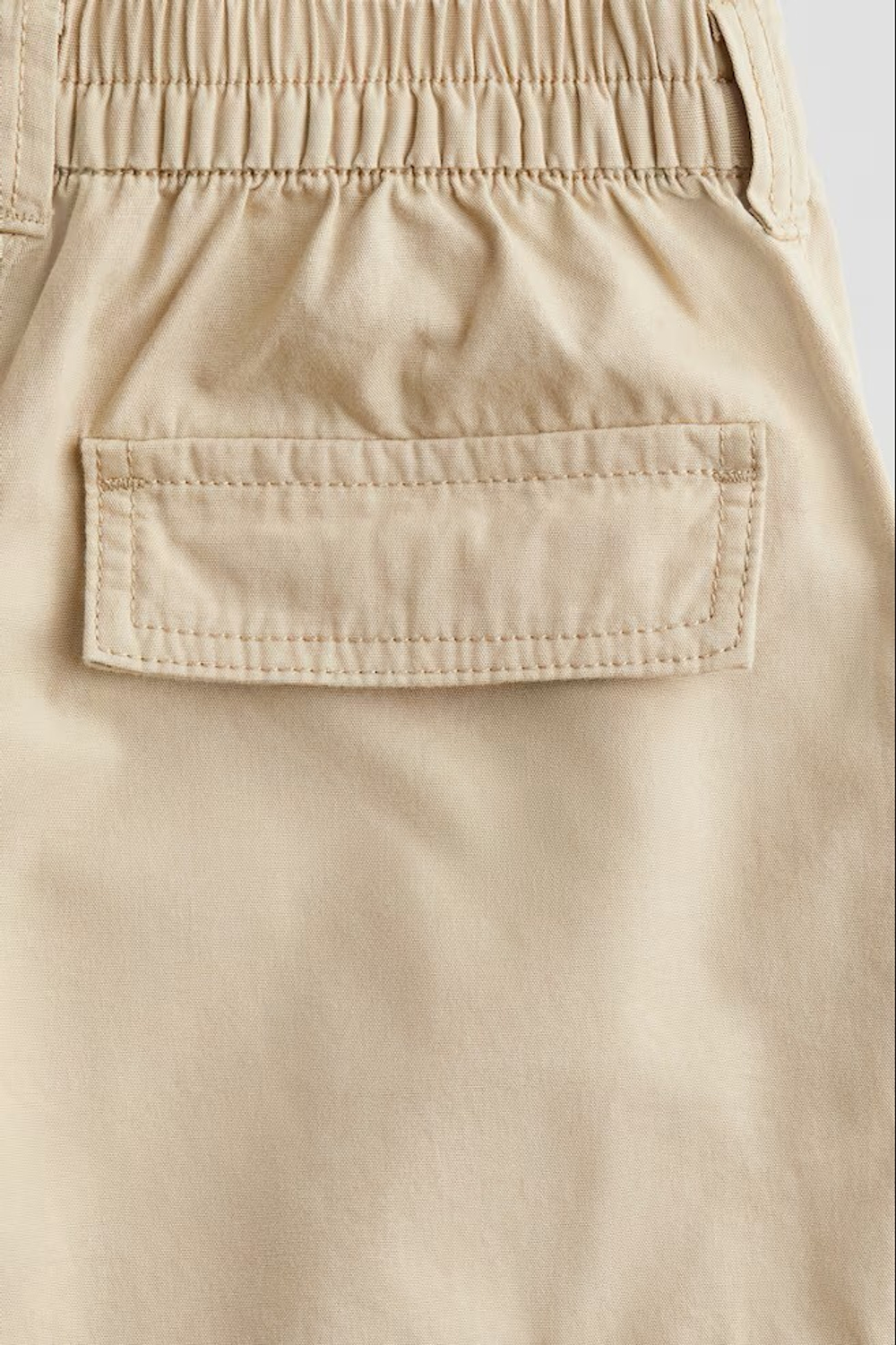 H&M Широкие брюки-карго, светло-бежевый