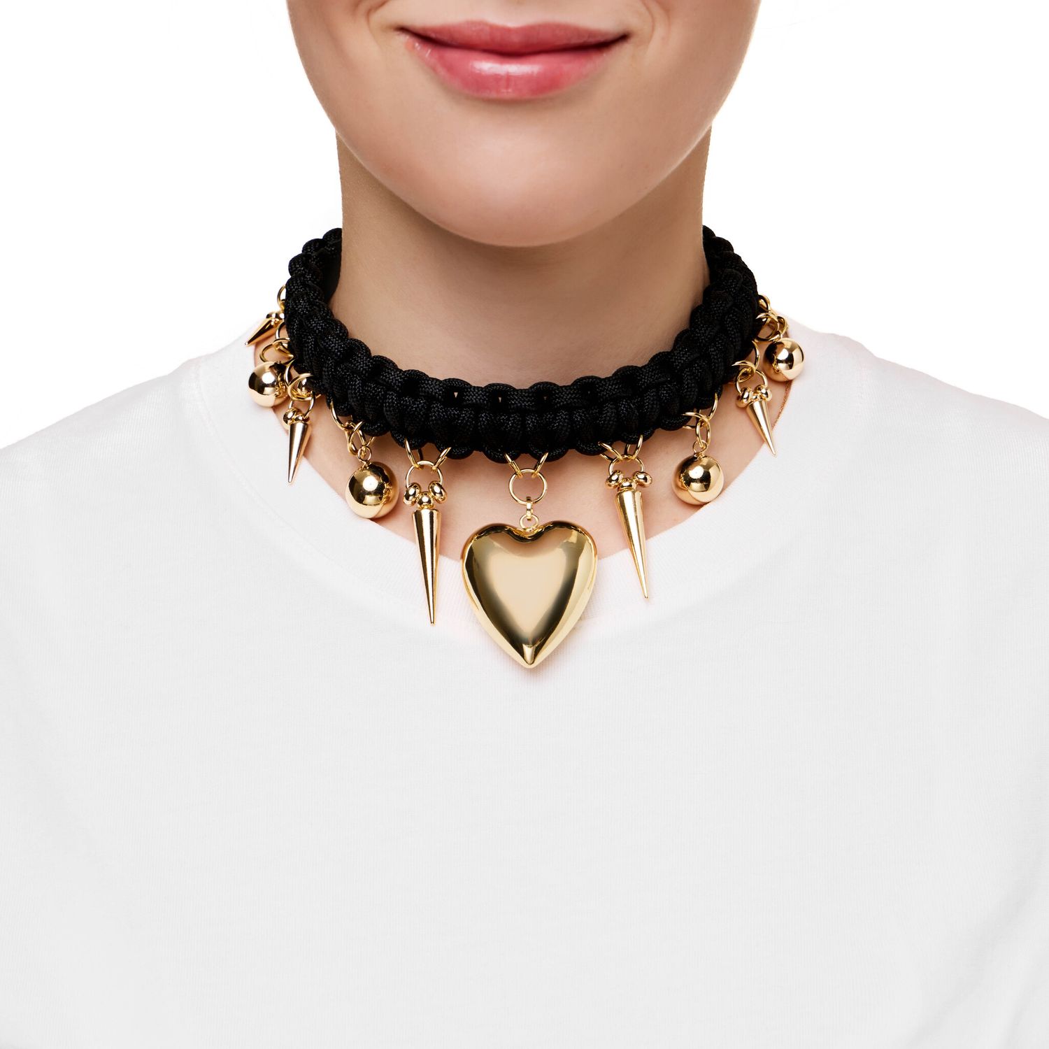 Колье Lovers Black - Gold