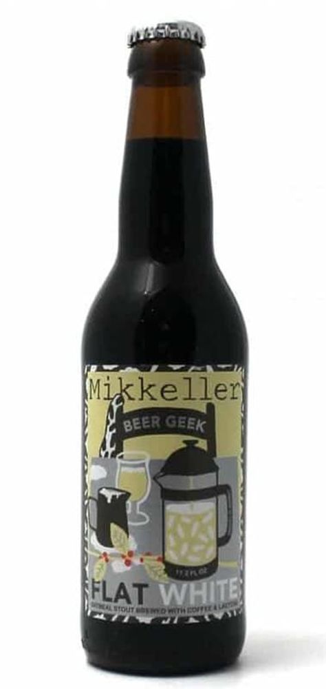 Mikkeller Beer Geek Flat White Stout 0.33 л. - стекло(4 шт.)