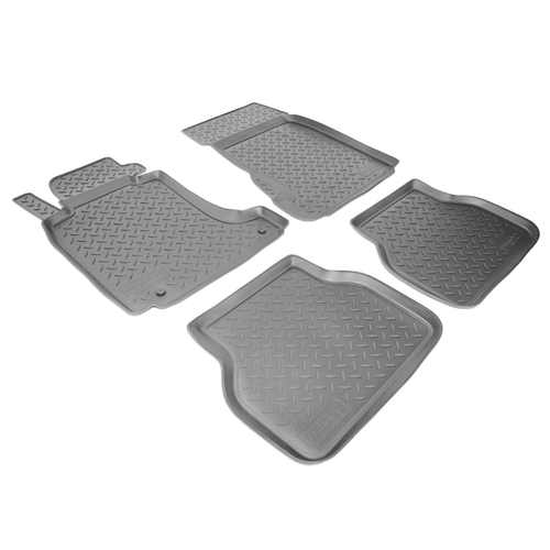 Ковры в салон Norplast/Unidec для BMW 5 в кузове E39 (1995-2003), Серый, арт.NPL-Po-07-13-G