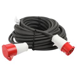 Удлинитель силовой ЭРА IND380-U-1e-5x4-50m-IP44 на 380В в бухте 1 розетка CEE 5P 50м КГ 5х4 32A IP44 | Силовые удлинители