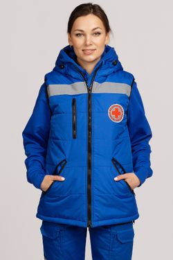 Жилет утепленный с капюшоном женский СП MedicLine