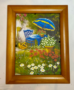 Набор для вышивания с деревянной рамкой (мулине 100% хлопок ) 15х20 см Германия