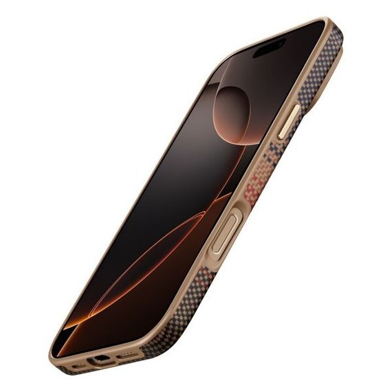 Противоударный чехол Pitaka Military-Grade Protective Case для iPhone 16 Pro Sunset (KI1601CPSU)