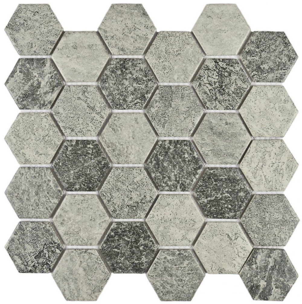 Мозаика из керамогранита Olmeto Grey/Олмето серый (51х59) 271х282х6 мм (шт)
