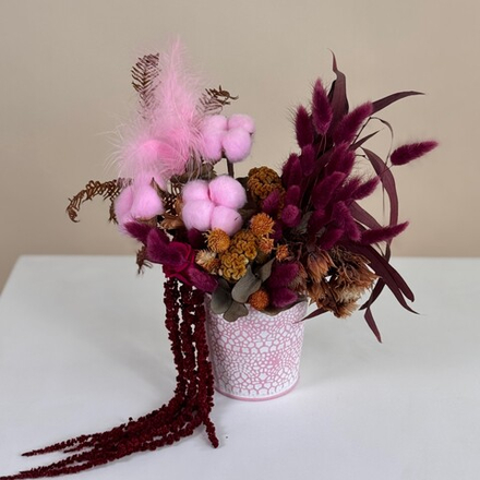 КАШПО ИЗ СУХОЦВЕТОВ "ВИННЫЙ ШЁЛК"