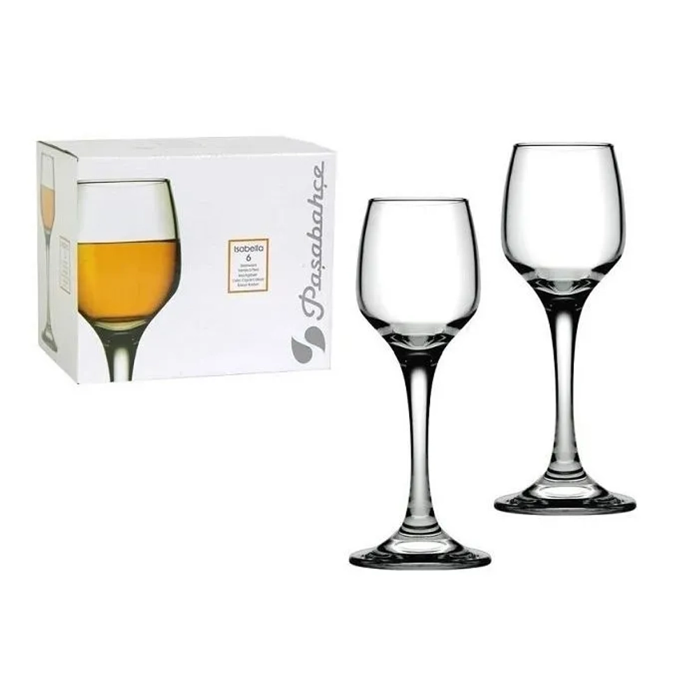 Набор рюмок изабелла, 6 штук, объем 60 мл