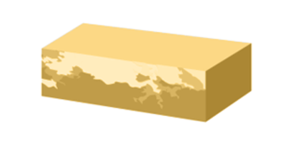 Кирпич силикатный Гулькевичи желтый Руст одинарный полнотелый