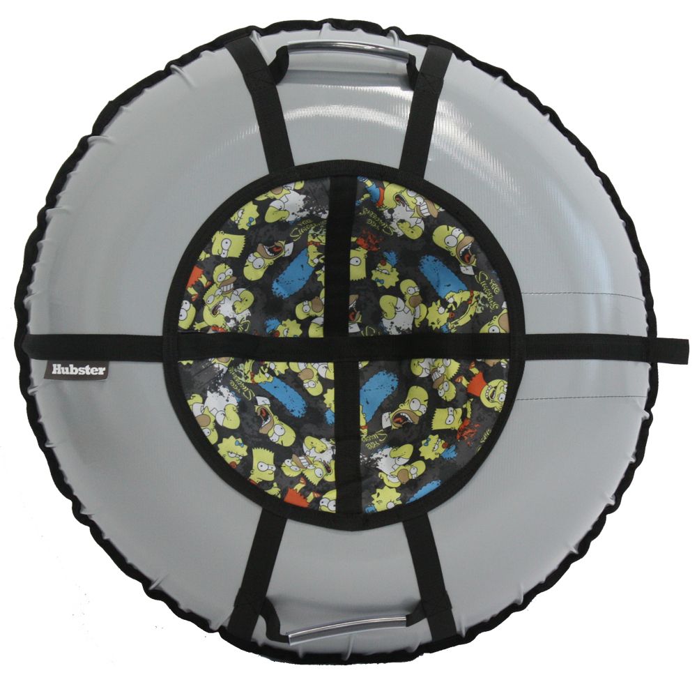 Тюбинг Hubster Ринг Pro серый, симпсоны Black