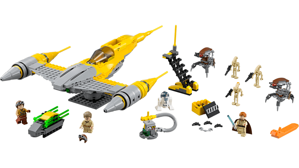 LEGO Star Wars: Истребитель Набу 75092 — Naboo Starfighter — Лего Стар ворз Звёздные войны Эпизод