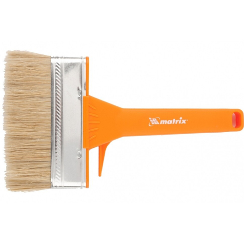 83395 Кисть плоская для фасадных работ, 120х35 мм, натуральная щетина, пластиковая рукоятка Matrix