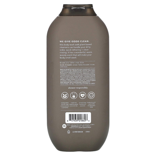 Method, Для мужчин, гель для душа, кедр и кипарис, 532 мл (18 жидк. унц.)