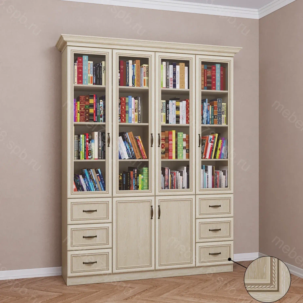 Шкаф книжный 4/4