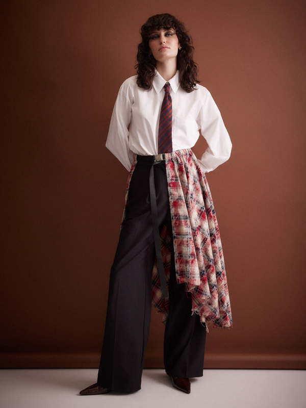 Юбка-килт Grunge, красная