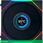 Комплект вентиляторов для корпуса Lian Li Uni Fan TL LCD 120 Black 3шт (G99.12TLLCD3B.00)