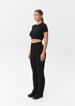 Легинсы бесшовные клёш с высокой талией