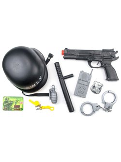 Игровой набор (Спецназ) 8 предметов в сетке (200250650)