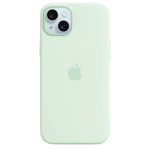 Силиконовый чехол с поддержкой MagSafe Apple Silicone Case для iPhone 15 Plus, Soft Mint (Пастельно-мятный)