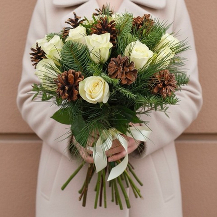 Букет "Жемчужные узоры"