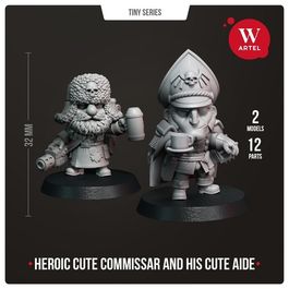 Комплект миниатюр Heroic Cute Commissar and His Cute Aide