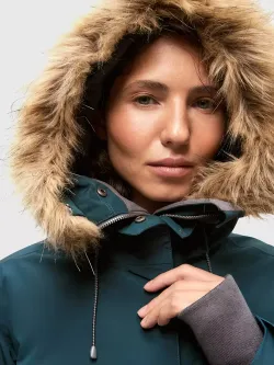 Парка женская JIMARA NORPPA морская волна