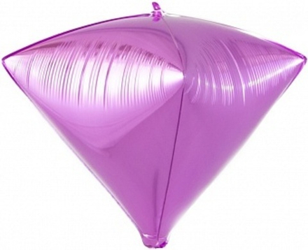 Шар 3D (20''/51 см) Алмаз Розовый