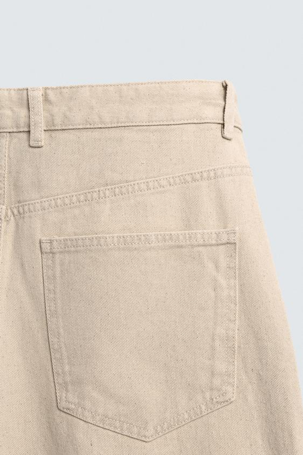 ZARA Х FORD ШИРОКИЕ БРЮКИ С ПРИНТОМ, СЕРО-БЕЖЕВЫЙ