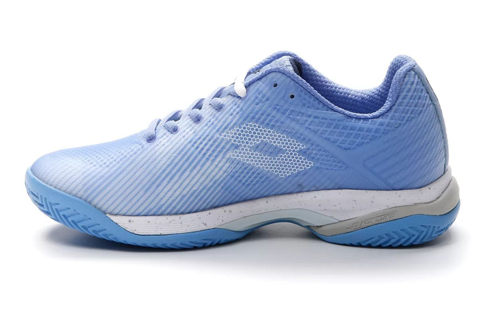 Женские теннисные кроссовки Lotto Mirage 300 III Clay - chambray blue/all white/cornflower