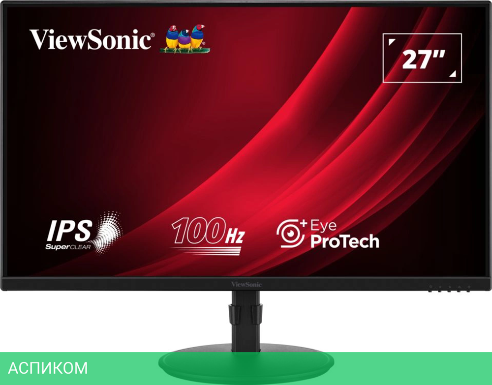 Монитор ViewSonic VA2708-HDJ черный