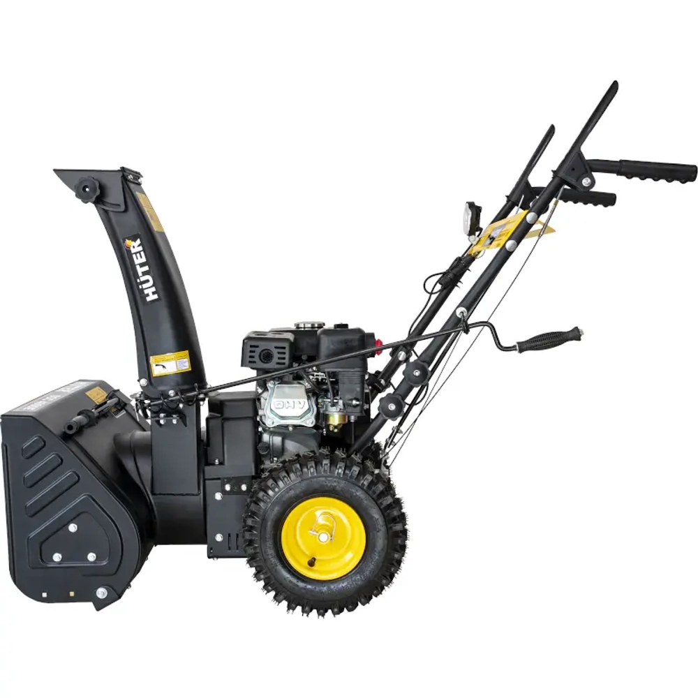 HUTER SGC 4000E снегоуборщик бензиновый 7 л.с. ковш 56 см, выброс 13 м, 4 вперед/2 назад 70/7/14