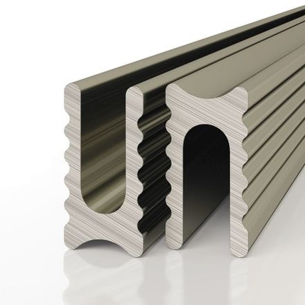 Теневой профиль разделительный анодированный бронзовый, 3000x5x10 мм