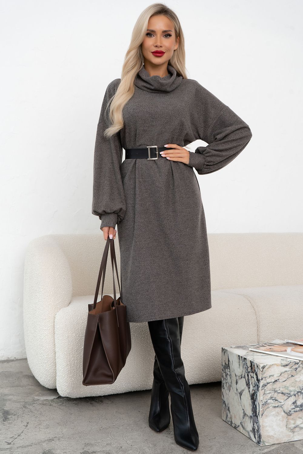 Платье Демия (мокко) Р11-1223/3 Nikol