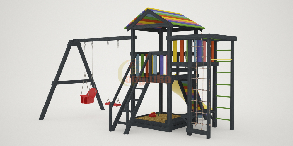 цветная детская площадка
