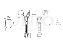 Катушка зажигания UNIO IGC-10019
